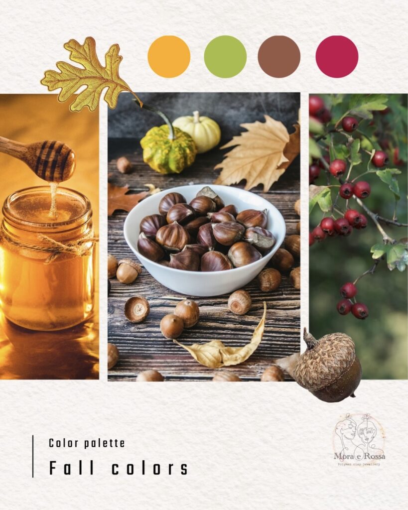 Colori dell’autunno. Come la natura e la stagione autunnale ispirano palette argilla polimerica